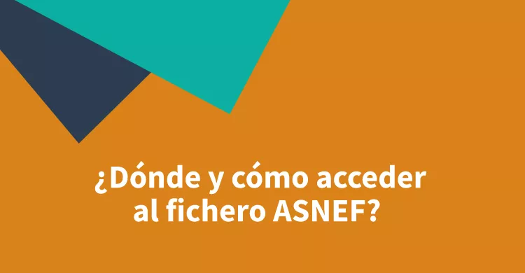 ¿Dónde y cómo acceder al fichero ASNEF?